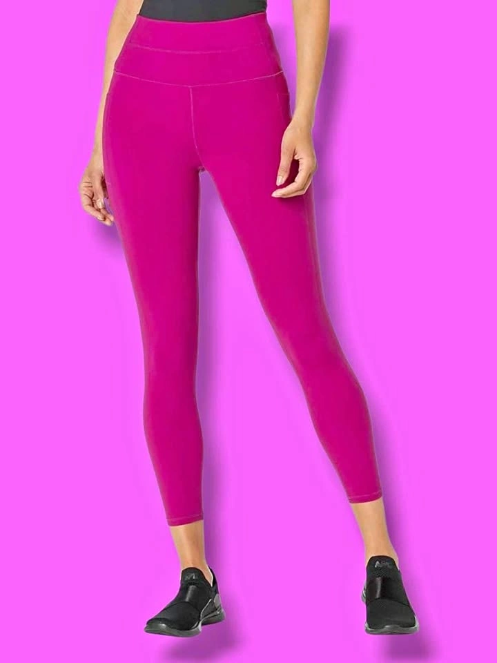 Skechers Women's Go Walk Magenta Pink 7/8 Leggings 3XL
