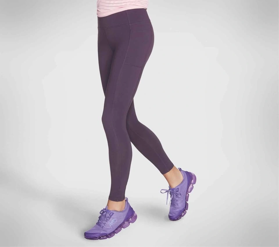 Skechers Women's Go Walk Dark Purple High Waisted Leggings 3XL - photo 2