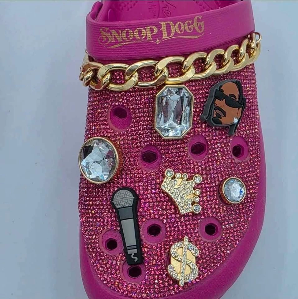 Skechers x Snoop Dogg Pink Rolling N Gold Arch Fit Clogs 10 - photo 5