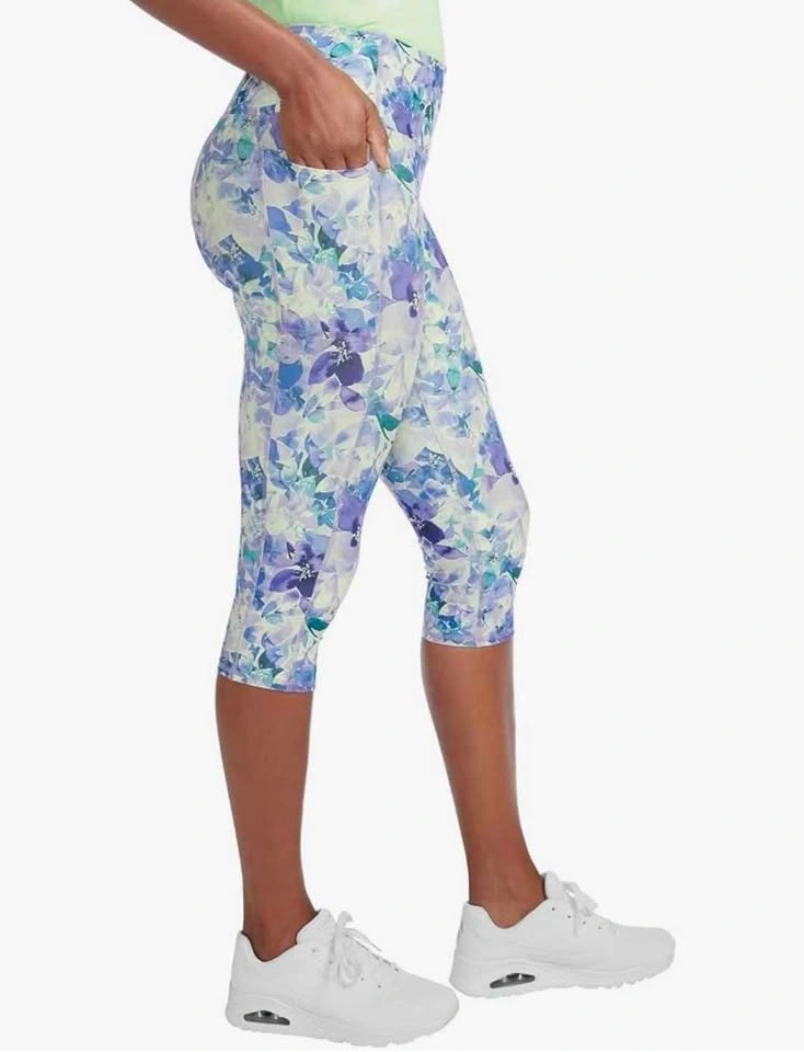 Skechers Women's Go Walk Blue Seascape Floral Capri 3XL - photo 2
