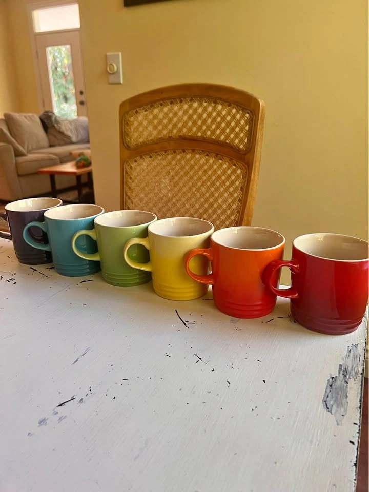 Rainbow Le Creuset Mugs
