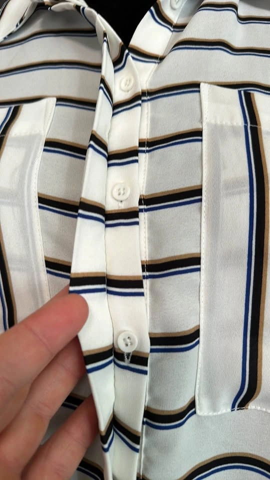 Reitmans Button Down Striped Shirt - photo 4