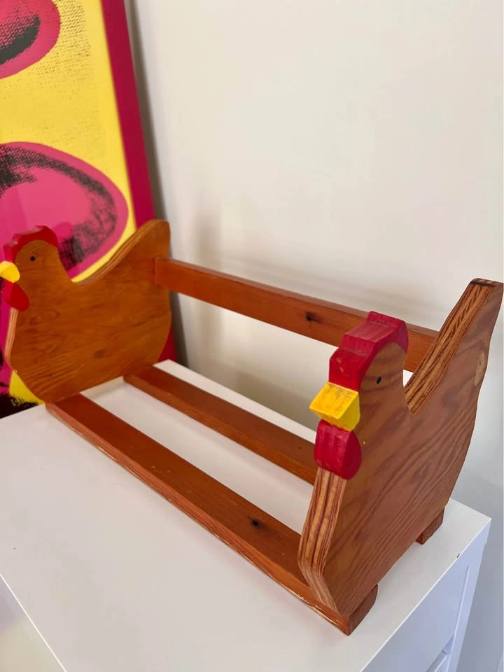 Wooden Chicken Shelf