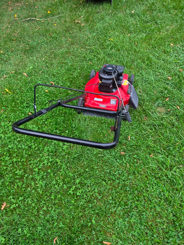 Gas 4.5 HP Lawnmower classic briggs Red