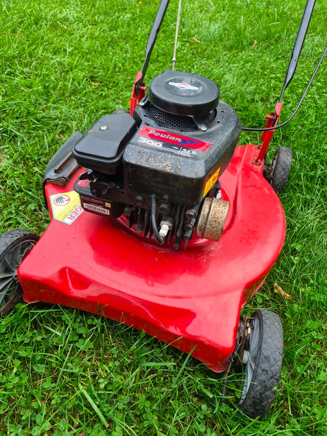 Gas 4.5 HP Lawnmower classic briggs Red - photo 4