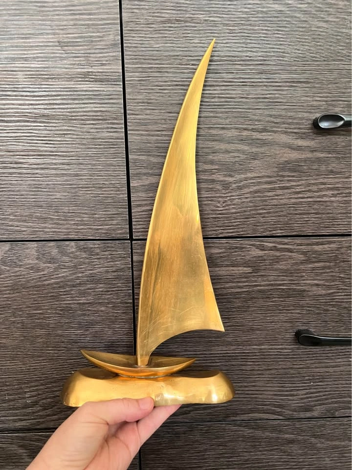 Brass Sailboat - photo 2