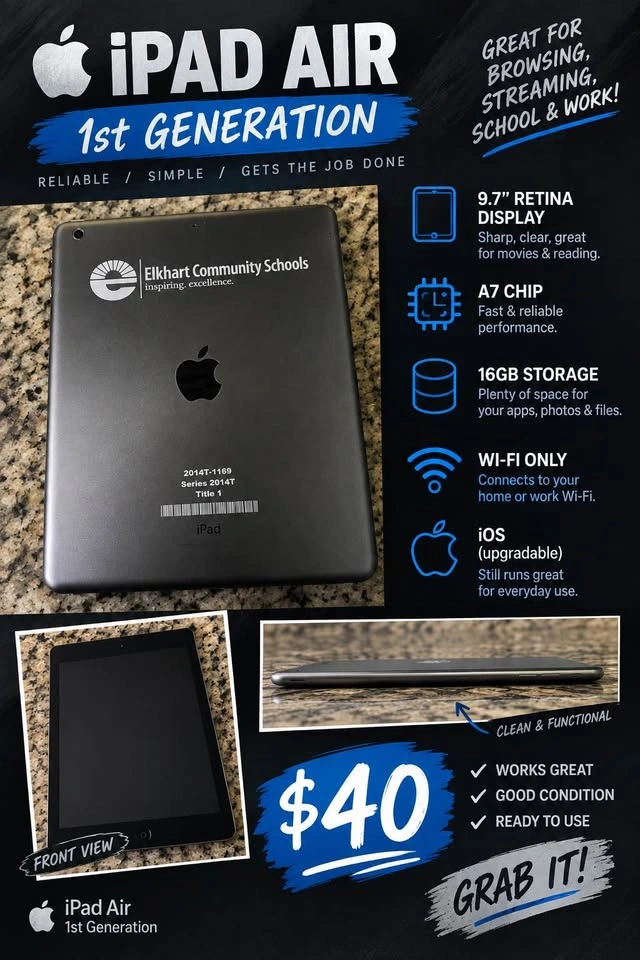 Apple iPad Air WiFi 16 Gb
