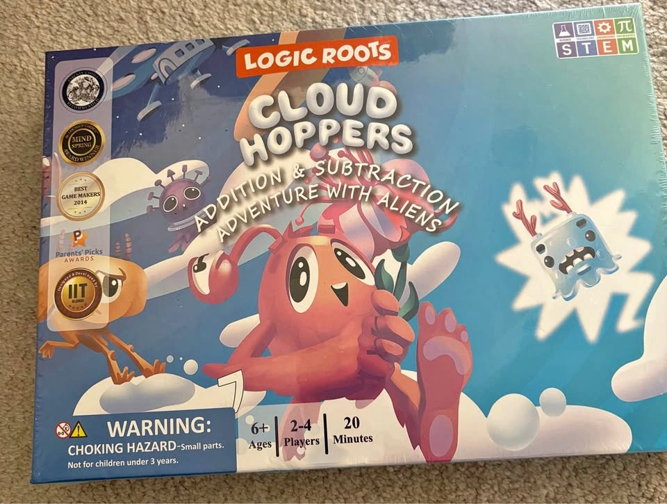 Fun Math Board Game for 6-8 Year Olds