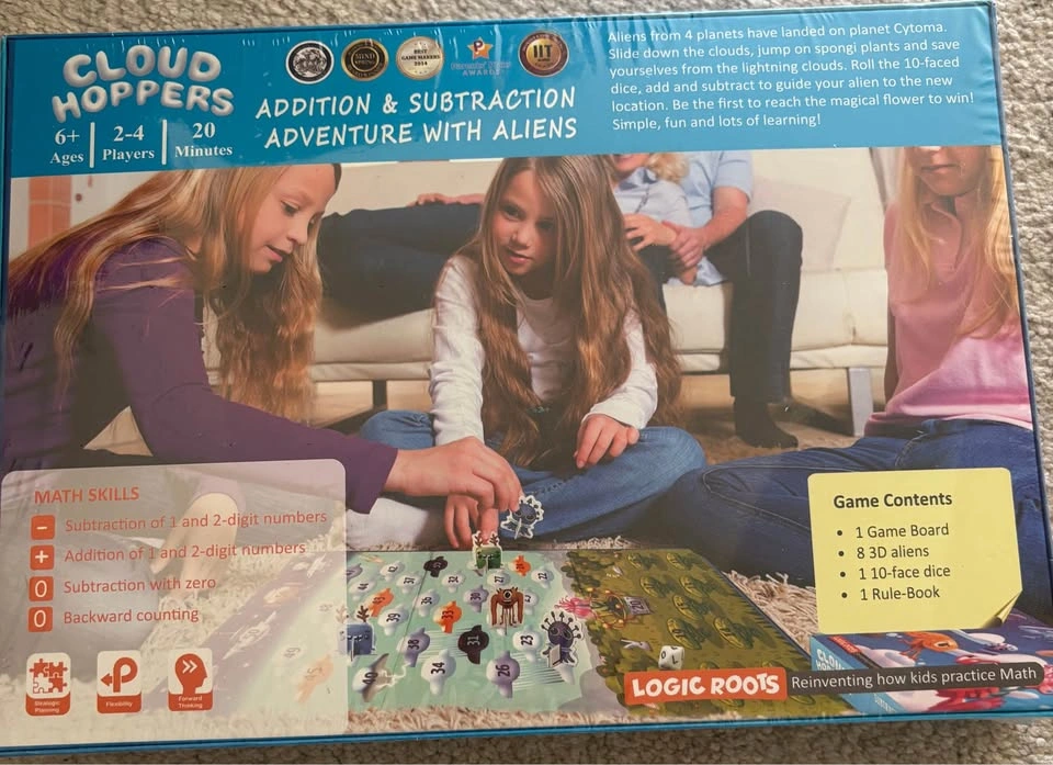 Fun Math Board Game for 6-8 Year Olds - photo 4
