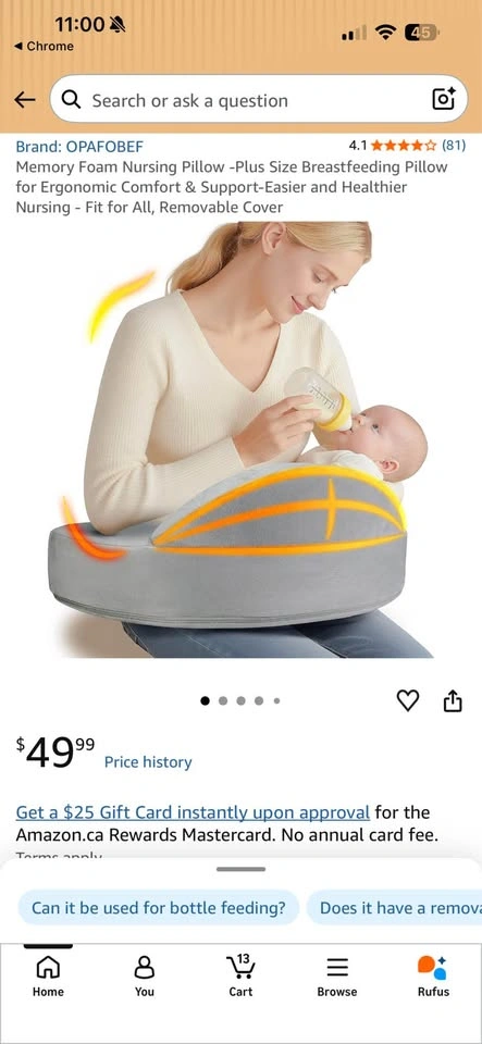 NEW – Pregnancy & Nursing Pillow Retail: $126 plus tax - photo 4
