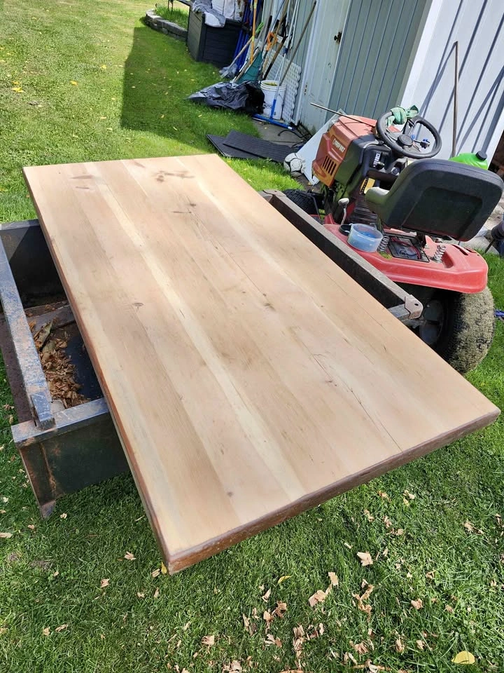 Solid Pine Tabletop – 59¾" × 30¼" – DIY / Furniture Project