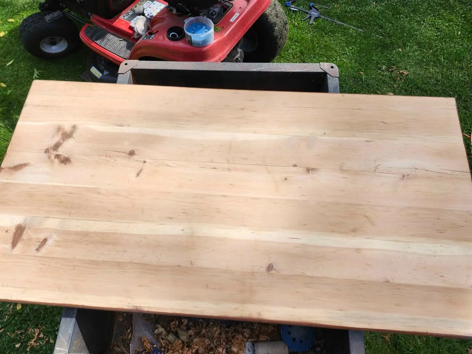 Solid Pine Tabletop – 59¾" × 30¼" – DIY / Furniture Project - photo 2
