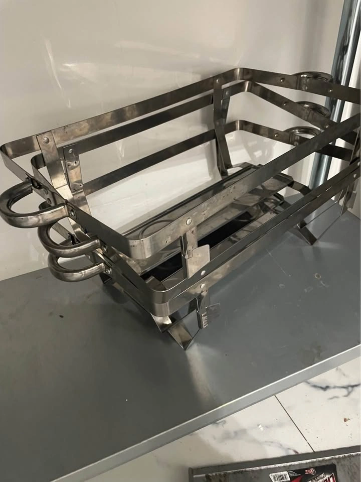 6-Pack 9Qt Foldable Stainless Steel Chafing Dishes Set - photo 5