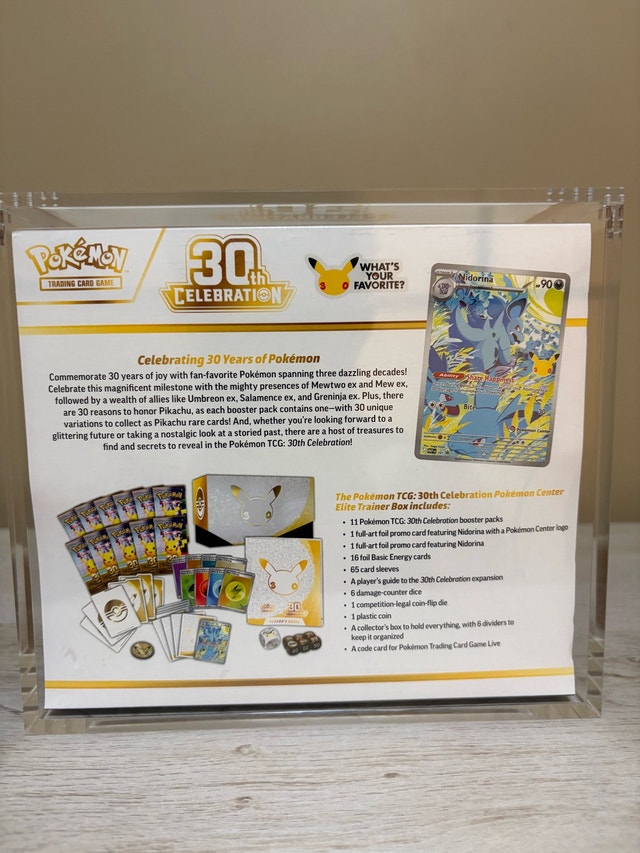 Pokemon Center 30th Celebration Elite Trainer Box (ETB) - photo 4