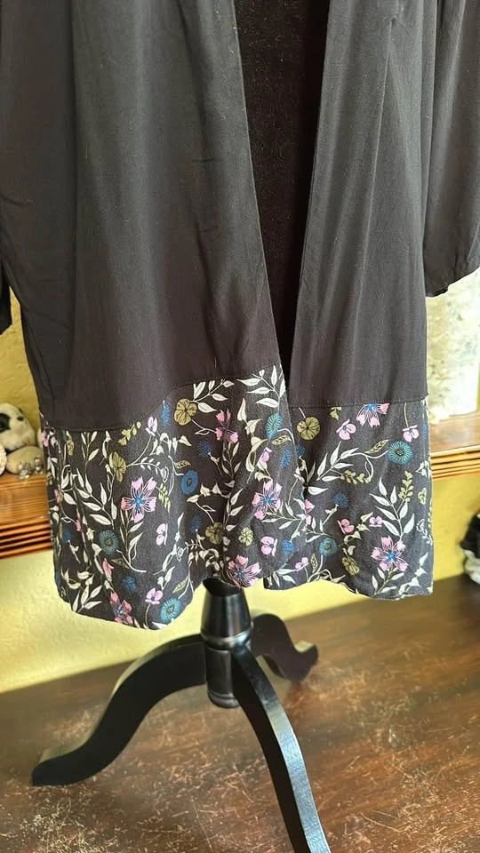 Ripzone Open Front Cardigan Sweater With Floral - photo 2