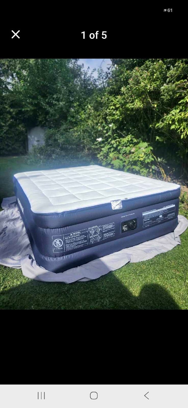 😘👌❤️‍🔥 New!! Queen Air Mattress (self inflating/deflating)