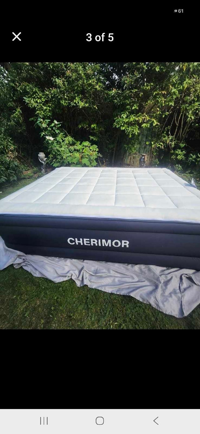 😘👌❤️‍🔥 New!! Queen Air Mattress (self inflating/deflating) - photo 4