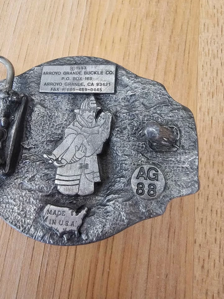 Arroyo Grande Beltbuckle firefighter 1993 - photo 3