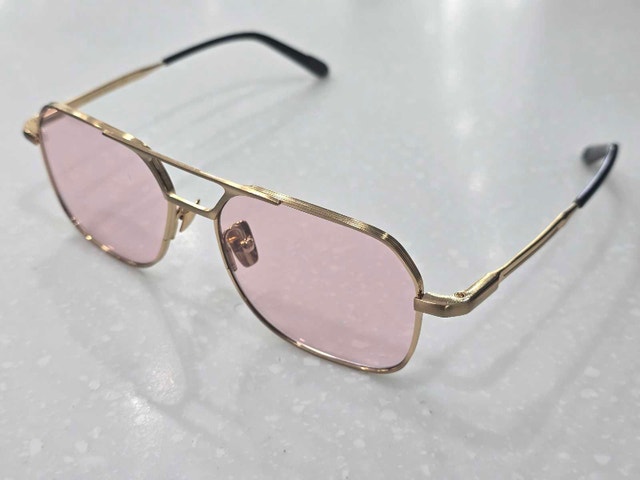 Rosvin Bugs Gold Metal Sunglasses - 54mm