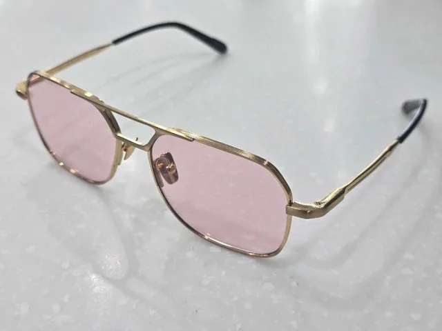 Rosvin Bugs Gold Metal Sunglasses - 54mm