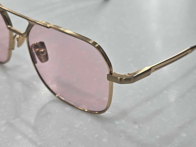 Rosvin Bugs Gold Metal Sunglasses - 54mm - photo 3