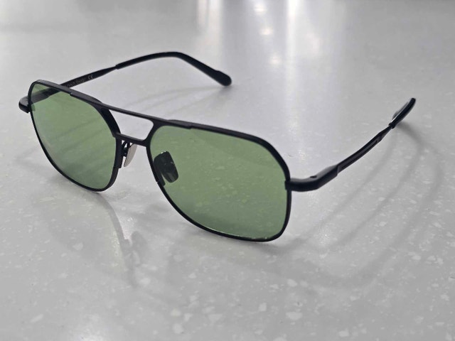 Rosvin Bugs Matte Black Metal Sunglasses