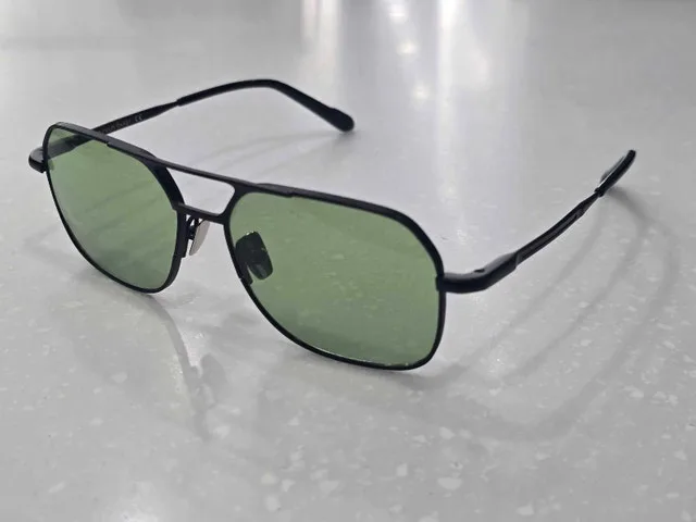 Rosvin Bugs Matte Black Metal Sunglasses