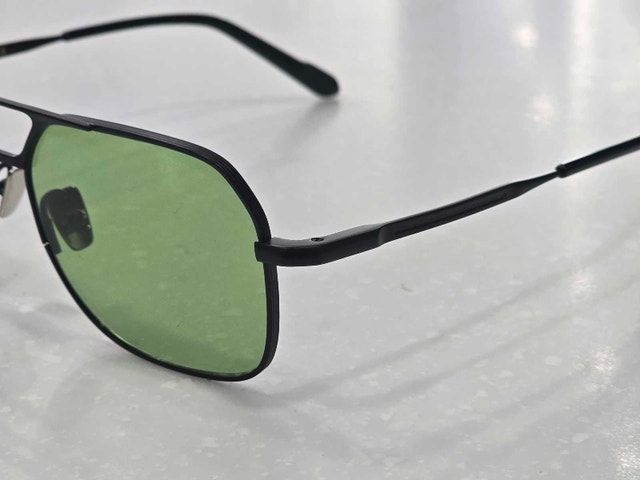 Rosvin Bugs Matte Black Metal Sunglasses - photo 3