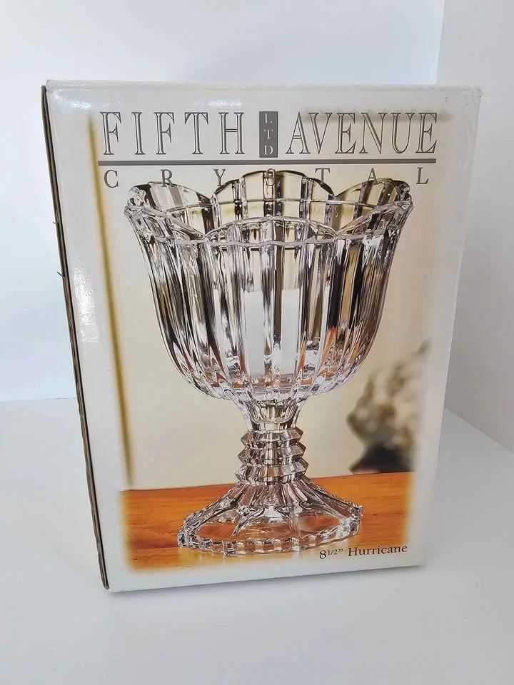 Fifth Avenue Crystal Hurricane with Candle - photo 2