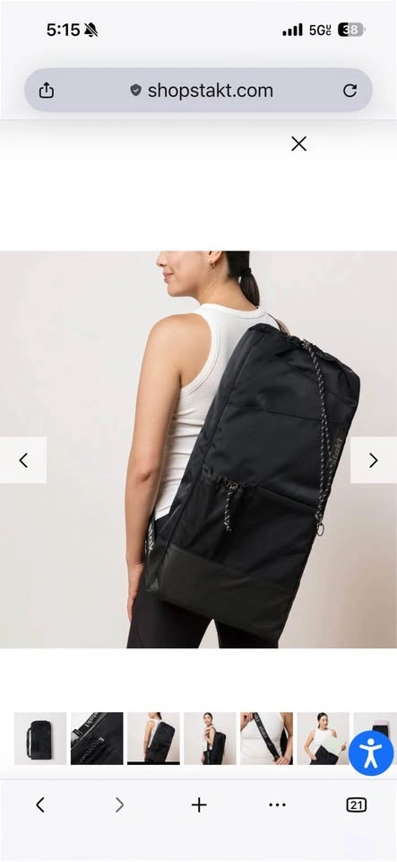 Stakt Yoga Exercise Mat and Carry Bag - photo 2