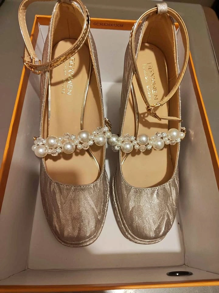 Champagne Color High Heels