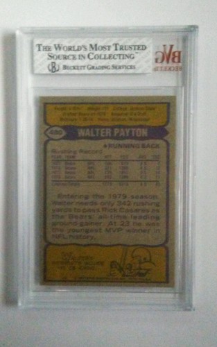 1979 Topps Walter Payton - photo 2