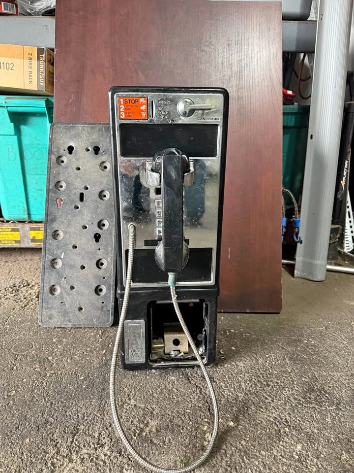 Vintage Wall mount pay phone