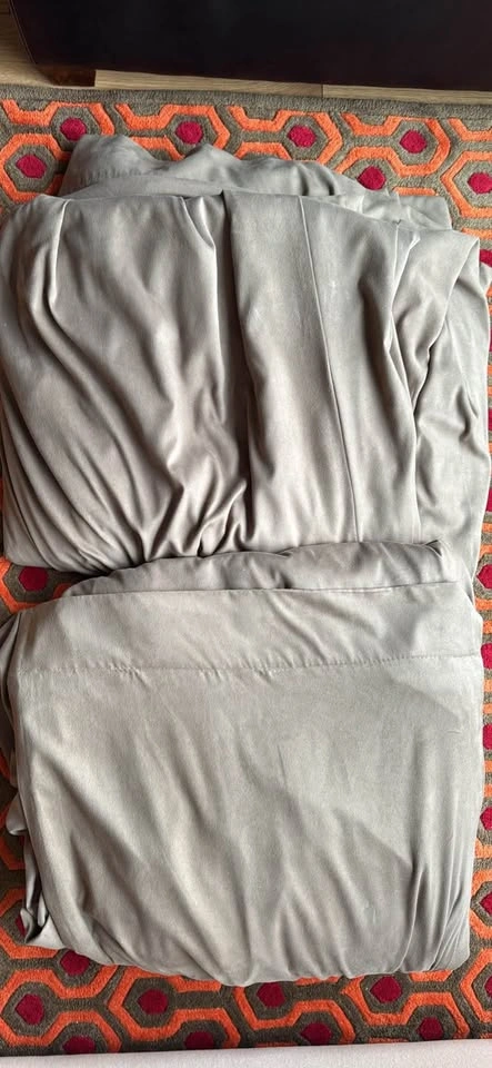 MAKE OFFER! Brown Black Out Drapes Curtains Window Coverings - photo 2