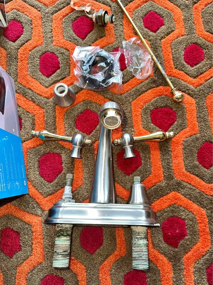 MAKE OFFER! Two-Handle Bathroom Faucet in Brushed Nickel
