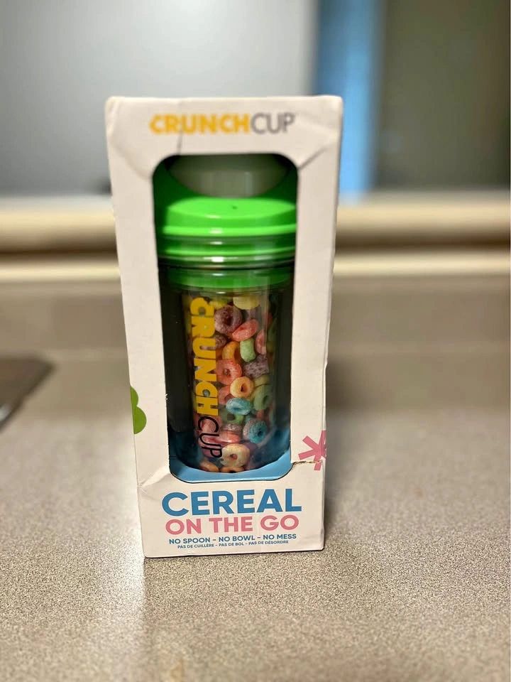 CrunchCup Cereal On The Go Cup