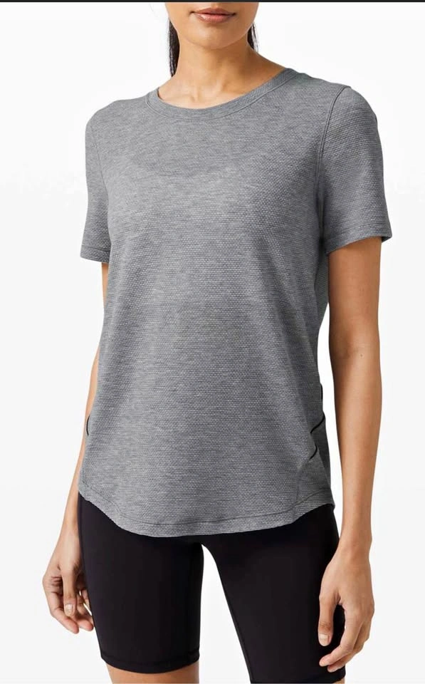 Lululemon Long Distance Short Sleeve – Estimated Size 12 – Heath