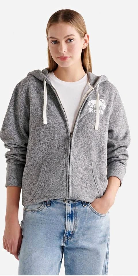 Roots Organic Original Full Zip Hoodie – Size Large