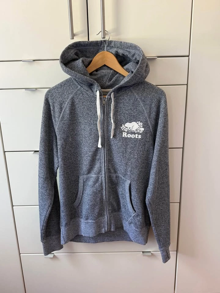 Roots Organic Original Full Zip Hoodie – Size Large - photo 2