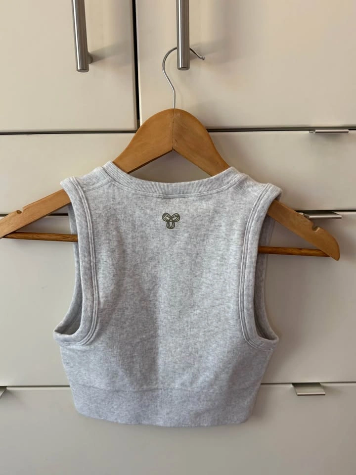Aritzia Golden CottonMelt Soothe Tank – Size Small – Heathered G - photo 4