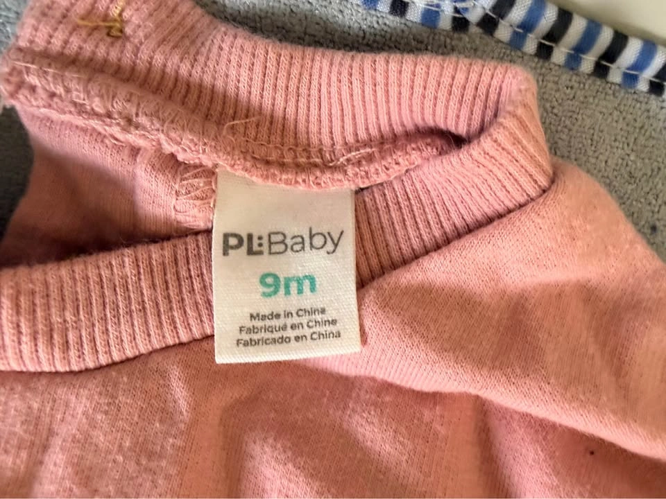 PL:Baby "Babe" Pink Sweatshirts Size 9M - Set of 2 - photo 2