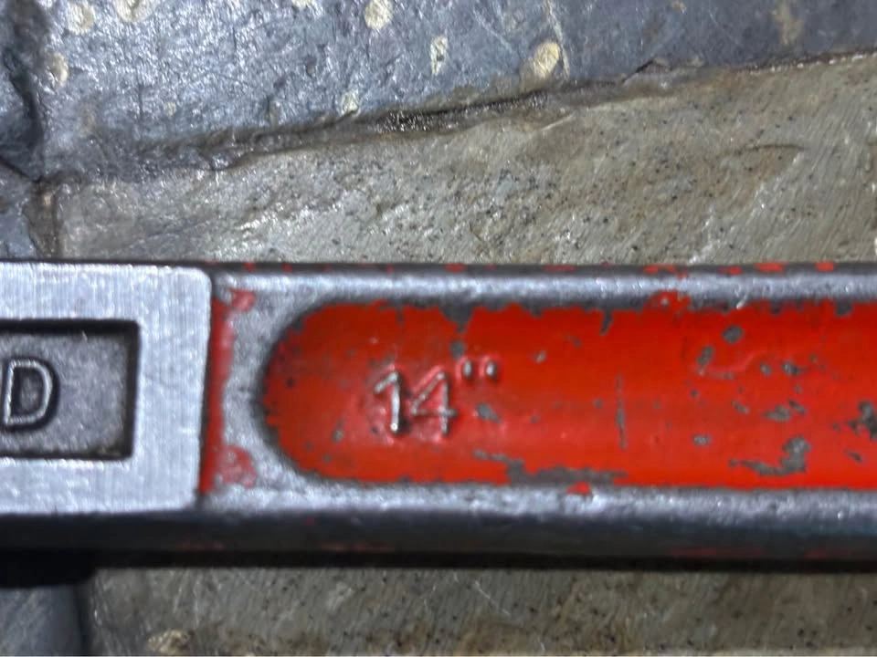 Vintage Super-Ego Pipe Wrench Pair (14" & 10") - Made in Spain - photo 4