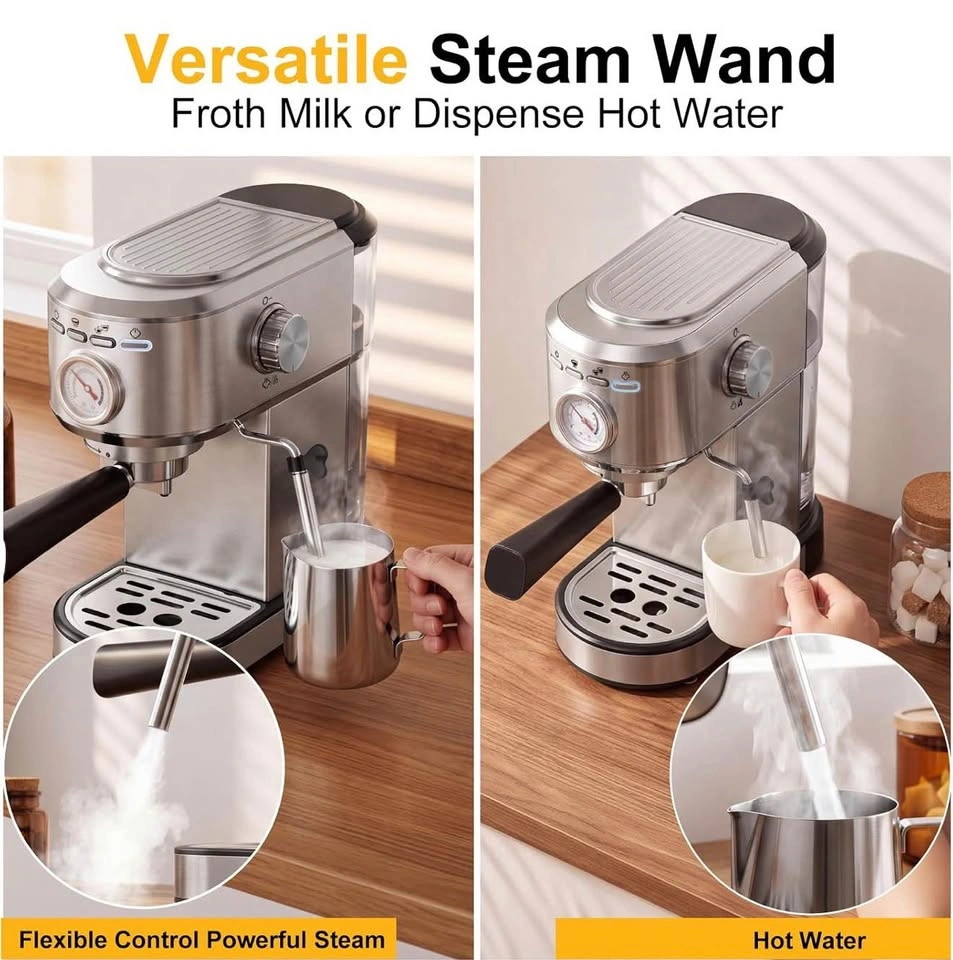 20Bar Espresso Machine, Steam Wand - photo 5