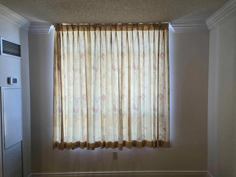 Floral Pinch Pleat Curtains Set - photo 4