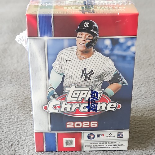 2026 TOPPS CHROME BASEBALL VALUE BOX New - photo 2