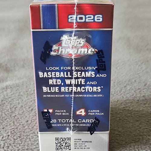 2026 TOPPS CHROME BASEBALL VALUE BOX New - photo 5