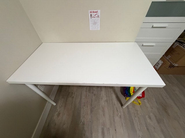 ikea desk with adjustable legs - photo 2