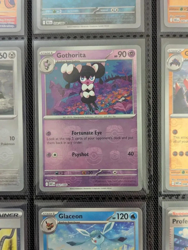 Pokemon White Flare Gothorita Master Ball thumbnail