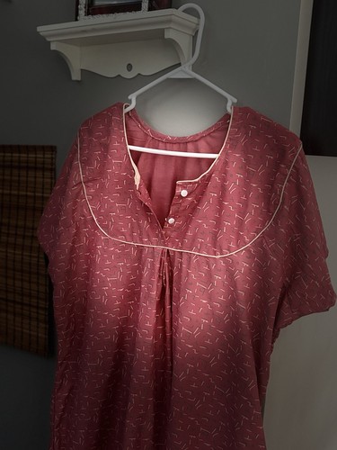 LADIES TAILOR MADE LONG DRESS IN A COTTON PINK XL SIZE - photo 3