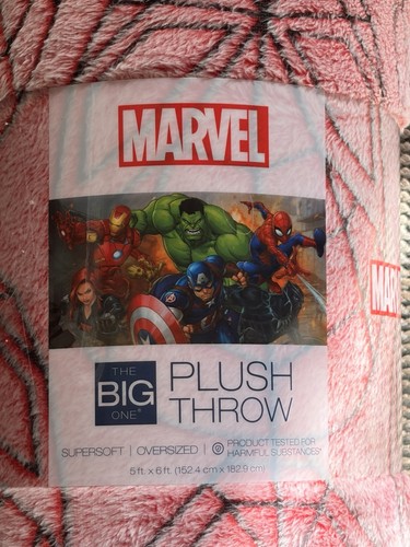 MARVEL SPIDER MAN ULTRA PLUSH ULTRA LUXURIOUS LARGE THROW - photo 2